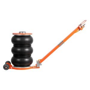 air jack, 5 ton/11000 lbs, 4 10 s pneumatic lifting jack with heightened column & adjustable handle, easy to lift & space saving jack with thick rubber pad, fits for sedan, suv, pickup truck
