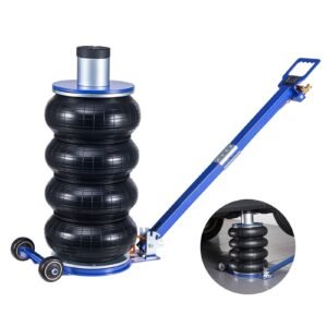 Air Jack, 6 Ton/13227 lbs Airbag Jack, Lift Up to 26.5 inch with Heightened Column, Adjustable Handle & Thick Rubber Pad, 2-5 s Fast Lifting Pneumatic for Car, SUV, Pickup Truck Repair, Garage