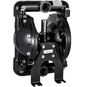 air operated double diaphragm pump 1 inch inlet outlet aluminum 35 gpm max 120psi, nitrile diaphragm, qby4 25l 1inch 35