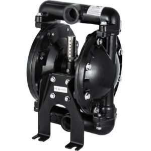 air operated double diaphragm pump 1 inch inlet outlet aluminum 35 gpm max 120psi, nitrile diaphragm, qby4 25l 1inch 35