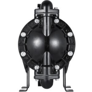 air operated double diaphragm pump 1 inch inlet outlet aluminum 35 gpm max 120psi, nitrile diaphragm, qby4 25l 1inch 35