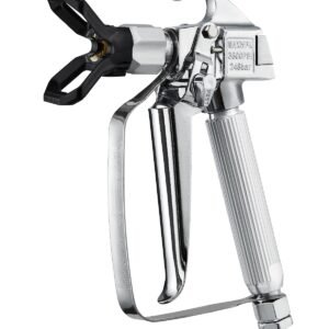 airless paint spray gun, 3600psi high pressure airless paint sprayer gun with 517 tip, swivel joint airless spray gun kit with filters, cleaning needle and brush, for airless spraying machine