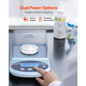analytical balance 200 g x 0001 g high precision accuracy lab scale 13 units electronic digital analytical balance with glass draft shield and weighing pan for laboratory jewelry pharmacy 4.jpg