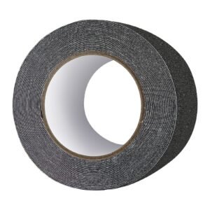 anti slip tape, 35 ft x 4 inch non slip grip tape for stairs steps, 80 grit aluminum oxide high traction non skid stair treads with strong adhesive backing, suitable for indoor & outdoor use