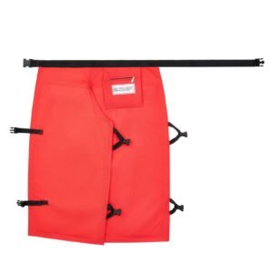 apron style chainsaw chaps, class c, 8 layers chainsaw pants with adjustable belt & gear pocket, chain saw chaps for men/women, chainsaw safety equipment for loggers forest workers, small