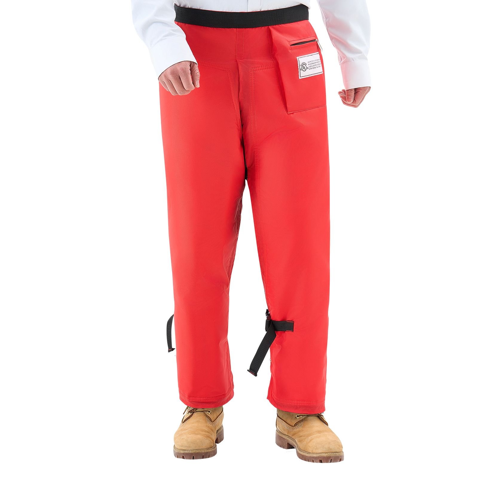 apron style chainsaw chaps, class c, 8 layers chainsaw pants with adjustable belt & gear pocket, chain saw chaps for men/women, chainsaw safety equipment for loggers forest workers, small