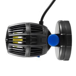 aquarium wave maker, 10w, 1057 gph quiet and strong dc powerhead, adjustable fish tank circulation pump with controller, strong magnetic base, 360° rotating wavemaker, for freshwater saltwater