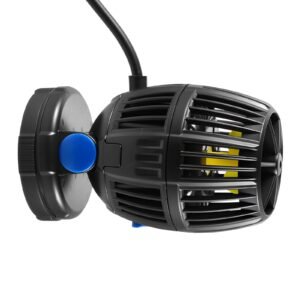 aquarium wave maker, 40w, 3963 gph quiet and strong dc powerhead, adjustable fish tank circulation pump with controller, strong magnetic base, 360° rotating wavemaker, for freshwater saltwater
