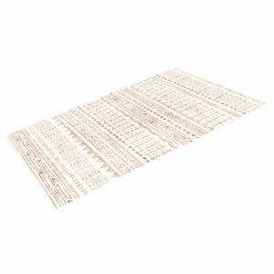 area rug, 6 x 9 ft large washable rug, non slip and tear resistant soft carpet, pet & child friendly modern area rugs, indoor mat for bedroom, office, living room, kids room, entryway, beige