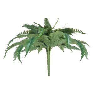 artificial ferns 2 pcs, natural spread diameter 31 34 inch, large hanging artificial boston ferns, fake plant wall decor with 30 branches, faux fern for home and office (flowerpot unincluded)