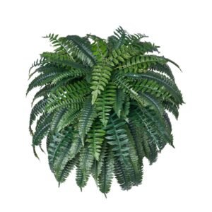 artificial ferns, natural spread diameter 43 47 inch, large hanging artificial boston ferns, fake plant wall decor with 88 branches, faux fern for home office and outdoor (flowerpot unincluded)