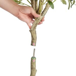 artificial olive tree, 6 ft tall faux plant, secure pe material & anti tip tilt protection low maintenance plant, lifelike green fake potted tree for home office warehouse decor indoor outdoor