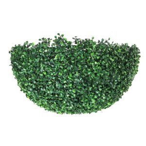 artificial topiaries boxwood trees, 20' tall (2 pieces), ball shape faux topiaries plant, all year green feaux plant decorative balls for backyard, balcony,garden, wedding and home décor