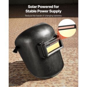 auto darkening welding lens 4.25" x 2", shade 5 13 adjustable true color welding lens with dual arc sensors & gold coating, compatible with most welding helmets for tig, mig, mma applications