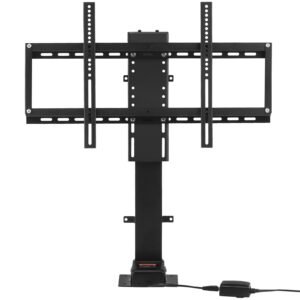 automated tv elevator, 39.4" stroke, supports 32 70" tvs, adjustable height 28.74 68.11", remote controlled, max load 154 lbs