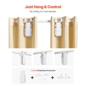 automatic curtain opener, 2 pack, app and remote control, hub included, electric smart curtain opener compatible with alexa and google home, timed opening and closing, for roman rods, u/i rails