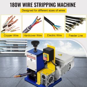 automatic electric wire stripping machine 0.05" 0.98",portable dark blue wire stripper, wire stripping machine tool for scrap copper recycling (dark blue)