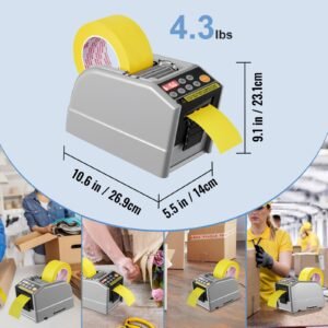 automatic tape dispenser adhesive electric tape cutter packaging machine tape cutting machine 6 60mm tape width