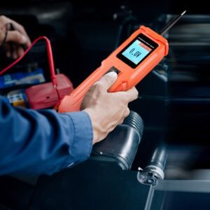 automotive circuit tester, 8 35 dcv power circuit probe tester with tft color display and lighting, automotive power tester probe with 13 ft / 4 m cable, abs shell electrical detector finder