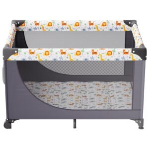 baby playpen travel crib, quick folding playpen for baby & toddler, portable baby fence play yard with wheels, breathable mesh & travel bag, indoor/outdoor kids activity center for 0 36 months