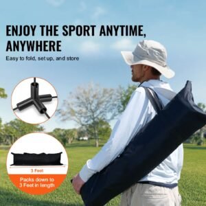 badminton net, height adjustable volleyball net, 20ft wide foldable pickleball net, portable tennis net set with poles, stand, bag, rackets, nylon shuttlecocks, kid backyard indoor outdoor use