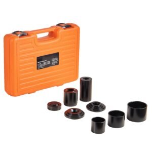 ball joint press kit, 10 pcstool kit, c press ball joint remove and install tools, for most 2wd and 4wd cars, heavy duty ball joint repair kit for automotive repairing