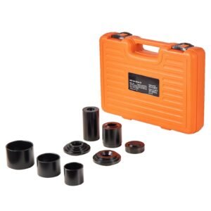 ball joint press kit, 10 pcstool kit, c press ball joint remove and install tools, for most 2wd and 4wd cars, heavy duty ball joint repair kit for automotive repairing
