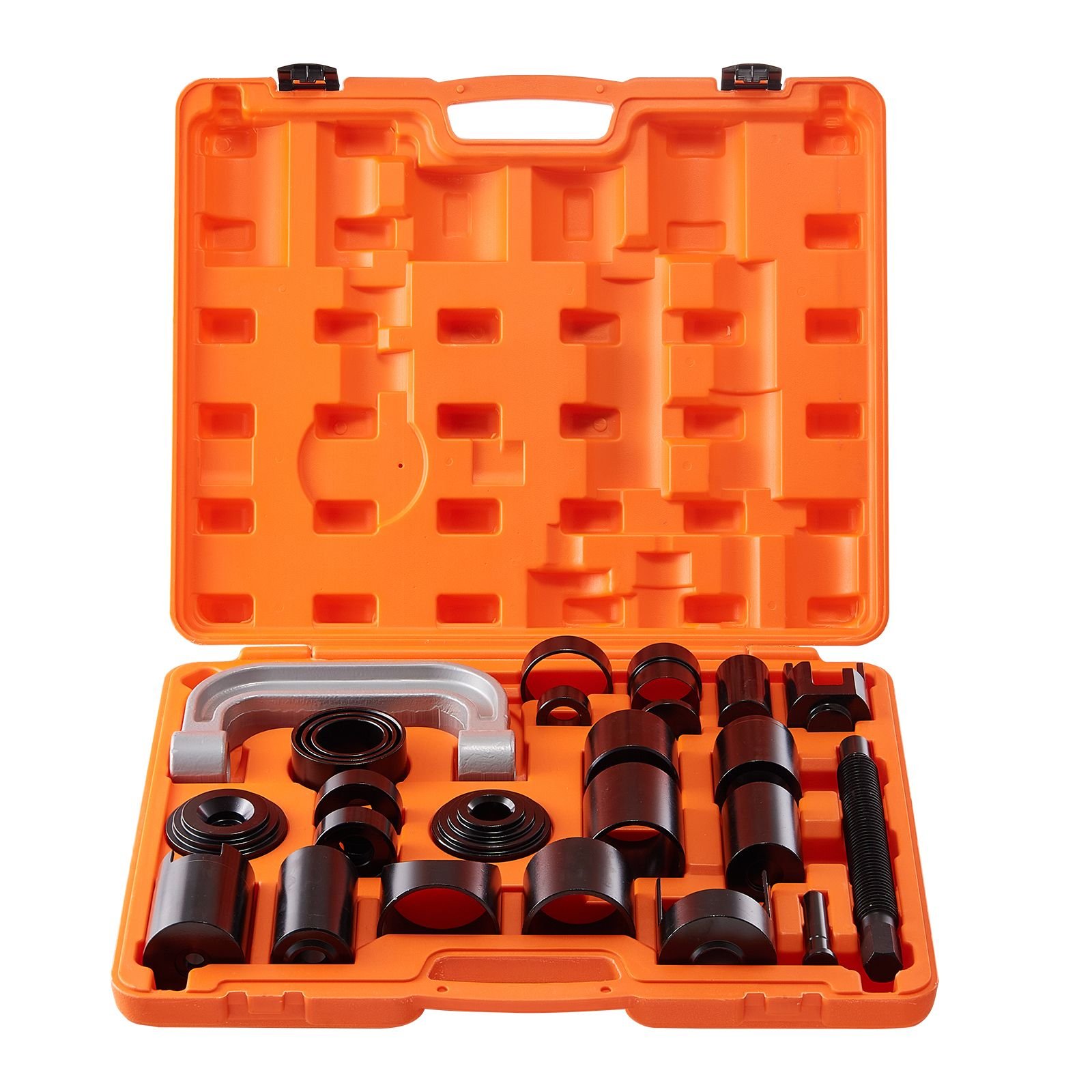 ball joint press kit, 25 pcstool kit, c press ball joint remove and install tools, for most 2wd and 4wd cars, heavy duty ball joint repair kit for automotive repairing