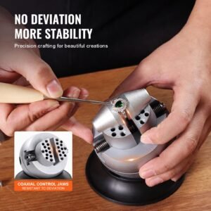 ball vise, 3" engraving setting tool, 360° rotation engraving block vise, 30 pcs attachment jewelry engraving block tools standard block for gemstone inlay and small scale engraving