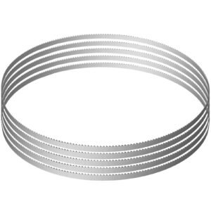 band saw blade, 65x0.63x0.02 inch, 5 pcs/pack meat bandsaw blades for replacement, carbon steel blade, meat cutting blade wrapped by rust proof paper, fit for commercial bone saw machines