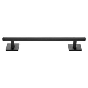 barn door handle, 12.6 in rustic fence gate handle, rust resistant coating, heavy duty carbon steel outdoor gate handles, easy to install, metal sliding door pulls for garage shed closet pantry