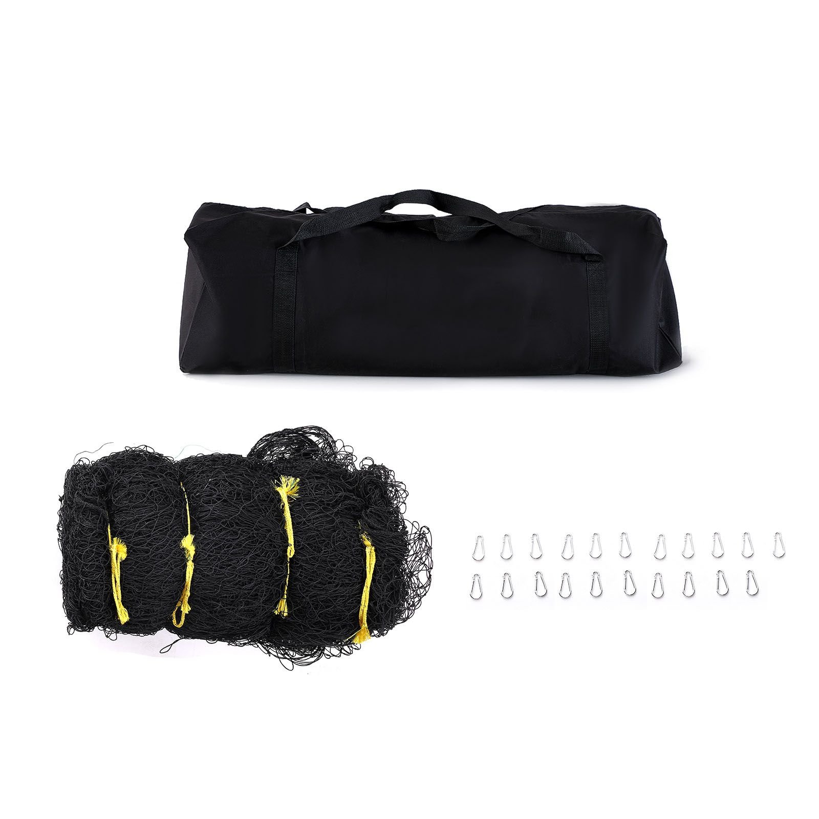 baseball batting netting, professional softball baseball batting hitting training net, practice portable pitching cage net with door & carry bag, heavy duty enclosed pe netting, 70ft (net only)
