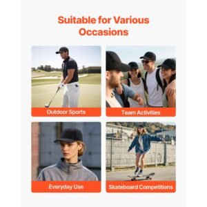 baseball cap, plain baseball hat with breathable fabric, adjustable size, lightweight summer thin sports caps ideal for running, workouts, or outdoor activities, 1 pc, black