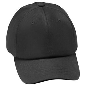 baseball cap, plain baseball hat with breathable pure cotton fabric, adjustable size, blank 12 pack bulk caps ideal for running, workouts or outdoor activities, 12 pcs, black
