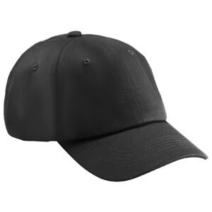 baseball cap, plain baseball hat with breathable pure cotton fabric, adjustable size, blank 12 pack bulk caps ideal for running, workouts or outdoor activities, 12 pcs, black