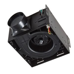 bathroom exhaust fan with led light, 80 cfm 4000k bathroom vent, 1.5 sones low noise, premium motor ceiling fan for laundry room, storage room, home ventilation, white