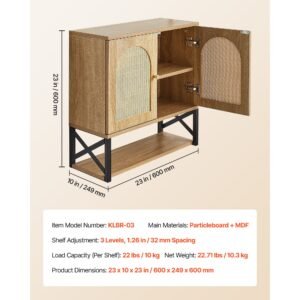 bathroom wall cabinet, with 2 doors and adjustable shelf, over the toilet storage medicine cabinet wall mounted, hanging organizer with shelves & open partition for laundry room kitchen restroom