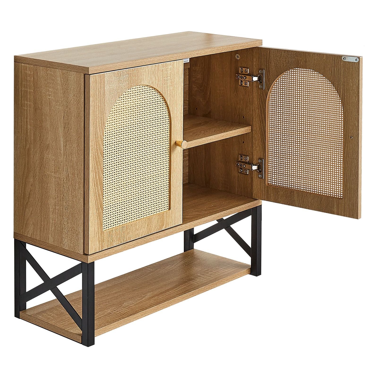 bathroom wall cabinet, with 2 doors and adjustable shelf, over the toilet storage medicine cabinet wall mounted, hanging organizer with shelves & open partition for laundry room kitchen restroom