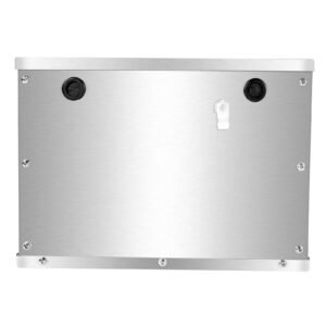 battery box, group 24/31 trolling motor battery box, marine batteries case with rubber grommet cable holes, aluminum alloy shell storage case, easy installation, for off road racers, trucks
