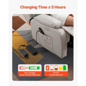 battery pack for reclining furniture, 2500 mah rechargeable recliner battery pack, with universal 2 pin connection and led display screen, for electric recliner, sofa, couch, and lift chair