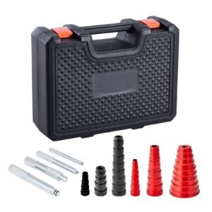 Bearing Press Kit, 43 Pcs, Bearing Race and Seal Driver Set with 39 Bushings & Handle Shafts, Bushing Driver Tool Set, Heavy Duty Aluminum Alloy Removal Installation Tool Kit with Storage Case
