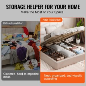 bed lift, 59x71 in compatible bed size 154 lbs load bearing, diy wall bed mechanical hardware kit vertical deluxe, pneumatic lever heavy duty bed support, folding wall bed for guestroom