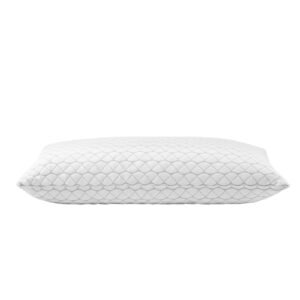 bed pillow for sleeping, king size luxury quality hotel pillow with memory foam fill, supportive & adjustable, includes natural firber pillowcase, bedding for back, stomach and side sleepers