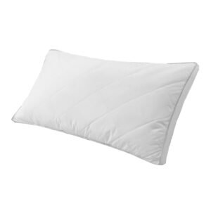 bed pillows for sleeping, set of 2, king size luxury quality hotel pillows with original down alternative filling, supportive and fluffy, bedding for back, stomach and side sleepers, white