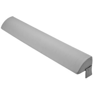 Bed Wedge Pillow for Headboard, King Size, 76"x8"x6" Bed Gap Filler, Fill 0-5" Gap Between Headboard and Mattress, 25D Foam Mattress Wedge Headboard Pillow with Side Pocket, for Backrest, Gray