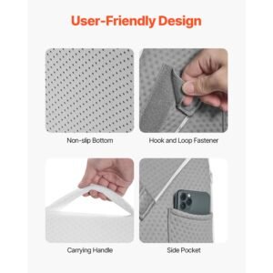 bed wedge pillow for sleeping, 3 pcs adjustable orthopedic bed wedge set, with jacquard washable cover & foam support, post surgery pillow for acid reflux back pain snoring relief, white/grey