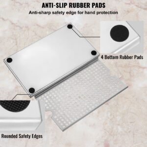 beer drip tray, 304 stainless steel kegerator drip trays with 4 non slip rubber pads and detachable cover, heat / cold resistant beer tower drip pan for bar restaurant coffee shop home