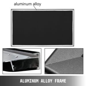 big 130" diagonal 16:9 hd projector screen home theater outdoor use