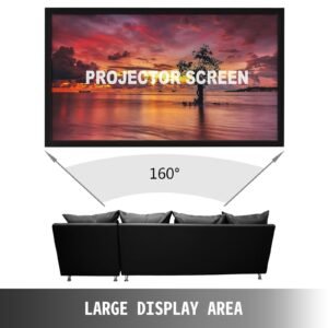 big 155" diagonal 16:9 hd projector screen home theater outdoor use