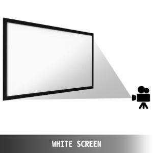 big 155" diagonal 16:9 hd projector screen home theater outdoor use